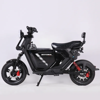 Moto électrique cargo 60V 1000W pour adultes, vélo de livraison de nourriture en ville