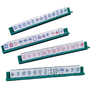 160 Tiles Butterfly Crystal Mahjong Tiles Set American Waterproof Acrylic Modern Design Mahjong For <b>Entertainment</b> - Product Image 3