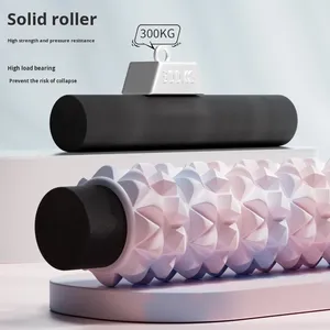 Nouveau rouleau de massage musculaire en mousse EVA à pointes, couleur dégradée, pour yoga et massage des jambes, avec points de pression flottants - Product Image 2