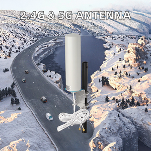 Dài Phạm Vi 20 Km Tùy Chỉnh Ban Nhạc 2.4G 5G Mimo <span class=keywords><strong>Wifi</strong></span> Cơ Sở Trạm Antenna Cho SMA Kết Nối Ngoài Trời Omni Dọc IP67 10-14dbi - Product Image 3