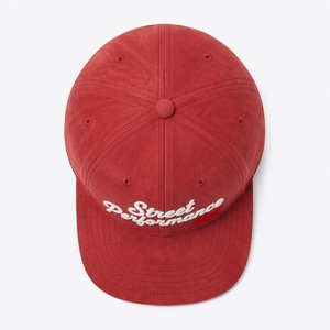 "Premium 6-Panel Faux Suede Baseball Cap Custom <b>Flat</b> Embroidery Logo Outdoor Sport <b>Hat</b> Manufacturer" - Product Image 6