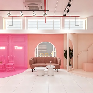 Cosmetics Skincare Shop Showcase Custom Interior Design Shelves Display Racks Perfume Display <b>Cabinet</b> Furniture Store decoration - Product Image 1
