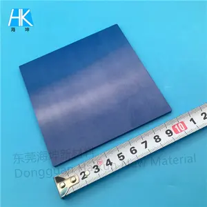 Placa de tablón de hoja azul de cerámica de zirconia de alta compresión estabilizada yttria