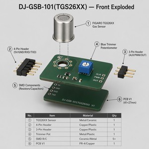 Haushalts- und Industrie-Gasleckdetektor, Küchenleitungs-Monitor, Wasserstoff- und Brenngas-Frühwarnsystem OEM - Product Image 6