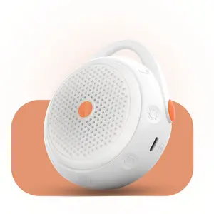 Máquina de sonido para bebés, ayuda para dormir portátil, máquina de sonido natural para bebés, niños y adultos, máquina de ruido blanco, luz de respiración colorida