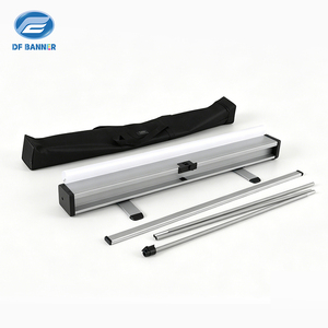 <span class=keywords><strong>Banner</strong></span> Enrollable Plateado Premium de <span class=keywords><strong>100x200</strong></span>, Soporte de Exhibición Retráctil Impreso Personalizado, Portátil para Promoción de Eventos - Product Image 5