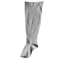 Vente en gros directe d'usine Meilleures ventes Chaussettes haute compression au genou grande taille multicolores solides pour l'hiver Techniques de tricot