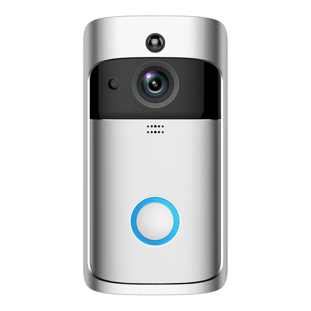 720P Dual Intercom PIR Sensor Wide Angle Video Doorbell Camera IR Night Vision 2.4G WIFI Home Alarm System Door Bell Ring