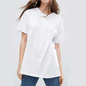 Maglietta bianca oversize Top <span class=keywords><strong>Fashion</strong></span> Girl <span class=keywords><strong>T</strong></span>-<span class=keywords><strong>Shirt</strong></span> da donna - Product Image 1