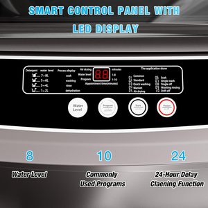 Lave-linge/sécheuse électrique automatique tout-en-un pour usage domestique et hôtelier, haute efficacité, capacité de 5 à 15 kg, avec support en anglais - Product Image 6