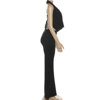 GX25038 Nouvelle Collection Été 2025 – Ensemble 2 Pièces Tendance pour Femme : Combinaison Unique Bustier et Décolleté Plongeant en V