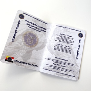 Tùy chỉnh giá rẻ thành viên tài liệu Prop hộ chiếu tập sách in ấn dịch vụ in ấn - Product Image 4