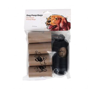 Bolsas Biodegradables y Ecológicas para Desechos de Perros, con Aroma a Café, en Rollo, en Caja, Bolsas de Plástico para Excrementos de Mascotas - Product Image 5