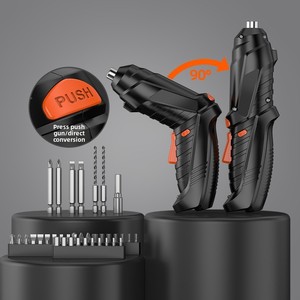 Ensemble de 47 pièces, tournevis électrique à batterie Li-Ion 4V, tournevis sans fil, <span class=keywords><strong>mini</strong></span> tournevis pour la réparation de voitures et de motos - Product Image 2