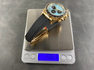 Wholesale high-quality luxury brand multi-functional watches. 904 stainless steel plated with gold, round fashionable watches. - Product Image 3