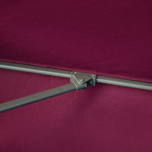 Sombrilla grande de 2,5x2,5 M para exteriores, Parasol de jardín con <span class=keywords><strong>Base</strong></span> cruzada de acero - Product Image 3
