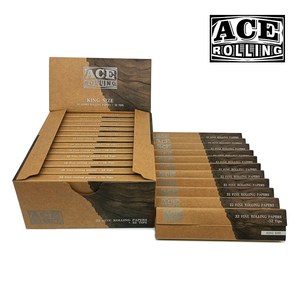 Papel de Liar ACE Marrón Tamaño King Size al por Mayor con Puntas de Filtro, 32 Paquetes de Papel y Caja de Embalaje Personalizada con Logotipo - Product Image 2