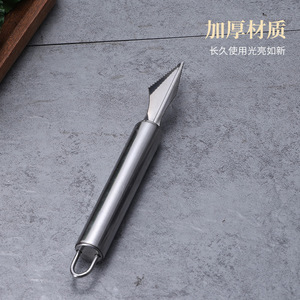 Stainless Steel <b>Fruit</b> Baller Carving Knife Set 2 Pieces Kitchen <b>Tool</b> For <b>Fruit</b> <b>Vegetable</b> DIY - Product Image 5