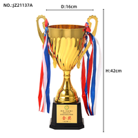 NUEVO Trofeo Deportivo Personalizado de Metal Grande para Competiciones Musicales, Eventos Académicos y Programas de Reconocimiento Corporativo