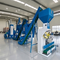 Ligne de production automatique d'aliments composés pour volailles, usine de fabrication de granulés d'aliments pour l'industrie agroalimentaire