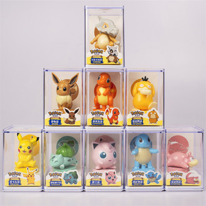Figurines d'action en acrylique de dessins animés mignons, mini-poupées de personnages de dessins animés, jouets mystères surprise pour cadeaux - Product Image 1