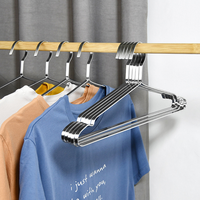 Cintres Manteau Haut de Gamme en Acier Inoxydable Or Mat, Cintres Métalliques pour Chemises, Robes, Vestes, Pantalons et Pantalons Larges