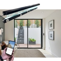 Puerta Corredera Automática de Accionamiento Magnético Simple o Doble, Fácil de Instalar, Silenciosa, Adecuada para Operador de Puerta Eléctrica de Empuje y Tracción