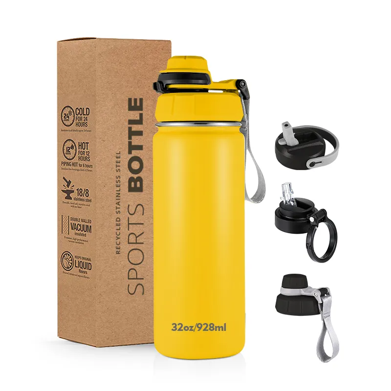 New Arrivals Double Wall Stainless Steel Sports Outdoor Vacuum Insulated Stainless Steel Water Bottle