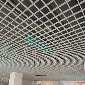 Techo de Rejilla Metálica de Diseño Moderno, Techo Abierto Suspendido, Decoración de <span class=keywords><strong>Interiores</strong></span>, Rejilla de Aluminio <span class=keywords><strong>para</strong></span> Almacenes - Product Image 2