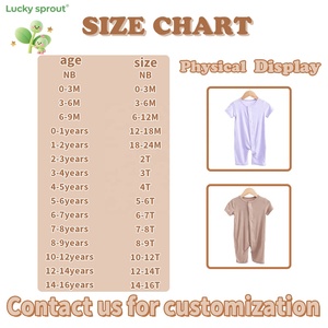 Ensembles de bodys pour bébés, combinaisons pour nouveau-nés filles et garçons de 6 à 12 mois, barboteuse d'été à manches courtes avec fermeture magnétique - Product Image 4