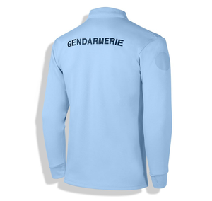 Service d'usine OEM Afrique Europe Uniforme de sécurité bleu à manches longues en polycoton Polo de police avec logo brodé - Product Image 4