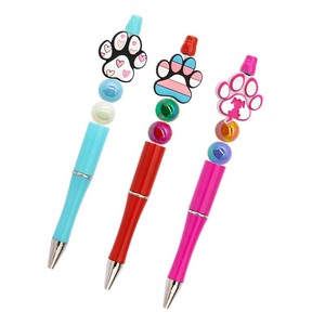 Décorations de perles colorées personnalisées CCH pour stylos à bille ronds, stylos à bille créatifs en plastique - Product Image 5