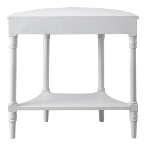 Wholesale White Wood <strong>Table</strong> Best Selling Customization Antique Half <strong>Round</strong> Rustic Wooden <strong>Console</strong> <strong>Table</strong> for Hallway and Living Room - Product Image 5