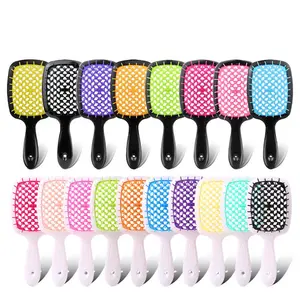 Air Cushion Comb Tangled Hair Comb Hair Brush Massage Anti-static Hollow Out Wet Curly Hair Brushes