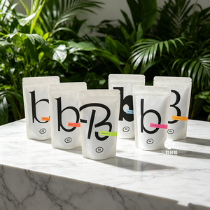 Bolsas de papel kraft blanco para envasado de alimentos |   Bolsas con Cierre Hermético a Prueba de Humedad para Empacar Té, Café y Bocadillos - Product Image 5