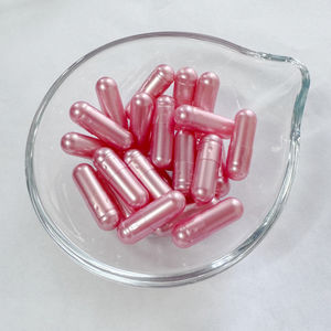 Metalik inci kırmızı boyutu 00, 0 sert jelatin boş kapsül hap - Product Image 4