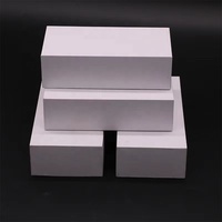 Boîte d'emballage rigide blanche unie en deux parties avec découpe pour doigt, personnalisable pour étui de téléphone, emballage de détail pour téléphonie mobile et électronique