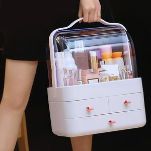 Boîte de rangement en plastique pour maquillage, pinceaux, rouges à lèvres, masques, boîte de rangement en acrylique pour cosmétiques, boîte de rangement pour bijoux, organisateur de maquillage - Product Image 3