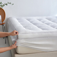 Protège-matelas Jacquard en gros – Taille simple/double, extra-épais, antidérapant, doux, à poches profondes, garni de duvet, toutes saisons