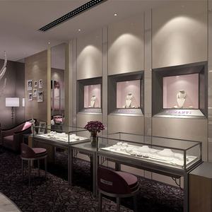 Gioielli di lusso negozio di idee di decorazione negozio di ottica di <span class=keywords><strong>design</strong></span> gioielli di vendita al dettaglio showroom display mobili orologio vetrina - Product Image 2