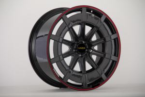 Jantes en alliage Wheelshome 8124F-<span class=keywords><strong>Carbon</strong></span> haute performance 22/23/24 pouces décalées 5-112 avec 66,56 noir + carbone pour <span class=keywords><strong>BBS</strong></span> - Product Image 2