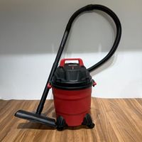 Aspirateur industriel humide et sec 4800W, aspirateur de chantier robuste 15L avec forte aspiration, aspirateur d'atelier portable 12,5KG