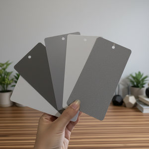 Peinture en poudre électrostatique <span class=keywords><strong>polyester</strong></span> thermodurcissable à texture sable argenté pour extérieur, pour jantes de voiture et meubles métalliques - Product Image 1