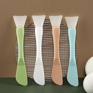 Nouveau maquillage du visage beauté Spa outils visage crème argile applicateur masque brosse doux Double tête disponible cosmétique Silicone masque brosse - Product Image 3