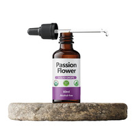Ekstrak Cair Bunga Passion Label Pribadi Khusus, Suplemen Tetes Cair Bunga Passion Organik
