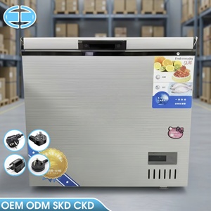 Congélateurs coffres OEM 230L à porte unique, grande capacité, pour la maison et les dortoirs, congélateur suspendu, réfrigérateur, appareils électroménagers majeurs - Product Image 1