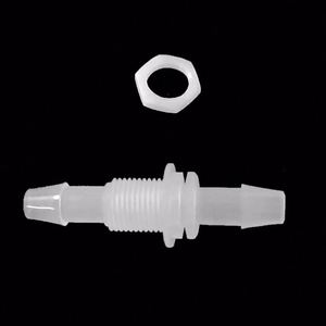 8x6.4mm hose barb Adapter thẳng <span class=keywords><strong>1</strong></span>/2-24 UNS chủ đề với Nut vách ngăn nhựa Threaded bảng điều chỉnh gắn kết giảm hose barb phụ kiện - Product Image 3