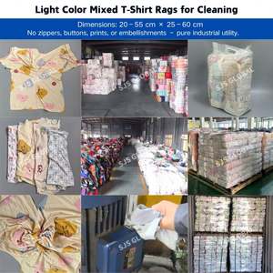 Full Cotton Trapo <b>Industrial</b> Gris 100% Camiseta De Algodon Light Colored Cotton T-Shirt Rags for Cleaning <b>Industrial</b> <b>Wiping</b> - Product Image 5