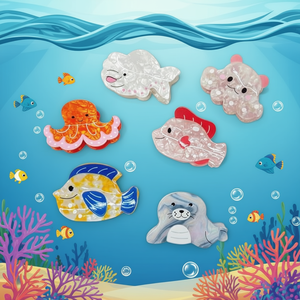 Pinza para el pelo Ocean Series de 8 cm, accesorio para niños - Product Image 3