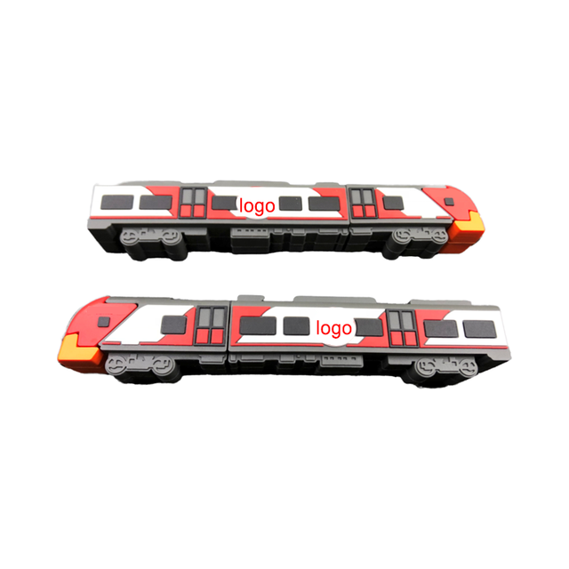 Customized Pvc Usb Stick Train Shaped Usb Flash Drive Support 512mb 1gb 2gb 4gb 8gb 16gb 32gb Cle Usb